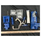 Kreg Pocket Hole Jig, Base & Face Clamp, Accs