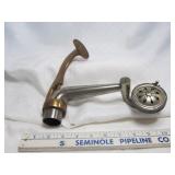 Antique Phonograph Arm w/ Brass Mount