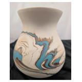 Vintage Nemadji Pottery Native American Vase