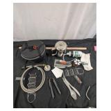 Camp Cookware, Water Pump, Propane Hose, Etc