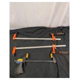 3pc - Jurgenson Bar Clamps & Quick Clamp