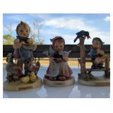 Vintage Goebel Hummel W. Germany Figures - 3pc
