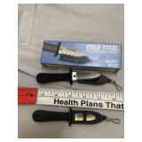 2pc Cold Steel Japan Ready Edge Fixed Blade Knives