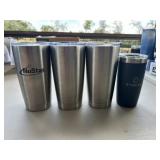 4pc Yeti Insulated Tumblers - Unused