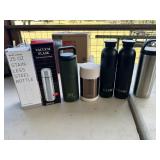 7pc Insulated Flasks, Tumblers, Water Bottles