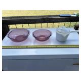 Corning Ware Sauce Pan & Pyrex Mixing Bowls