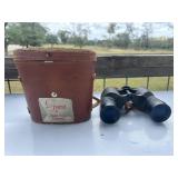 Vintage Mayflower 7X35 Binoculars & Leather Case