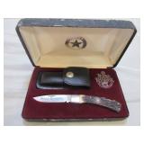 Vintage Schrade USA 5UH Texas Ranger Commemorative