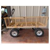 Steel Mesh Garden Cart w/ Removable Sides