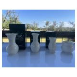 4pc Belleek Ireland Fine Parian China