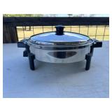 Salad Master Stainless Electric Skillet