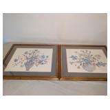 C. Winterle Olson Vintage Signed Watercolor Prints