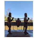 Joshua & Caleb Fruit of the Land Wood Sculpture