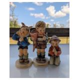 3pc Germany Hummels by Goebel Vintage Figures