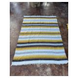 Traditional Woven Mexican Falsa Blanket