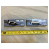 2pc Cold Steel Japan Ready Edge Fixed Blade Knives