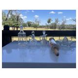 Decanter, Juicer, Crystal Cruets,Rolling Pin
