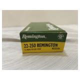 2 Boxes Remington 22-250 Rem 55gr Ammunition