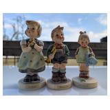 3pc Goebel Hummel West Germany Porcelain Figures