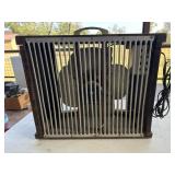 Mathes Cooler Vintage Wood Box Desk Fan