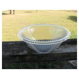 Federal Glass Vintage Ribbed 10" Mixing Bowl