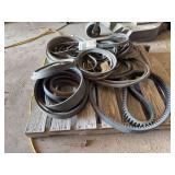 Lg qty belts for Case 2388 combine, all new (complete list below)