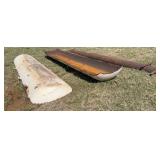 (3) Metal feed troughs