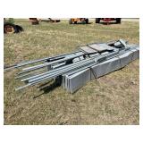 Perforated galvanized floor for grain bin