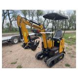 2026 CFG H12R Mini Excavator, 420cc Gas Engine with EPA, 14IN Bucket, 4FT Long Tracks, 36.5IN Wide Base, 6IN Wide Tracks, Hydraulic Boom & Bucket Controls, Ser #H12R2026A30126013