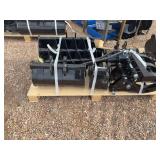 2026, AGT, Mini Excavator Attachment, Model: 12EX-ATA, Set of (9) attachment