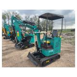 2026 CFG H15R Mini Excavator 420cc Gas Engine, 8.6KW, 15IN Bucket, 4FT Long Tracks, 6IN Wide Tracks, 38.5IN Wide Base, Hydraulic Boom & Bucket Controls ,with pilot system H15R20260104W0091