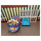 Child's Bouncer Seat, Booster Seat, and Safety Gate