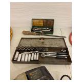 3/8” electric drill, 3/8 drive Socket sets(sets not complete)