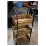 Organizer w/ Wooden Bins