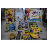 Books / Coloring Books / Crayons