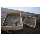 2 Wooden Sieves