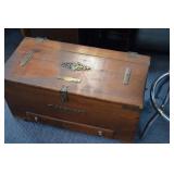 Country Mill Chest w/ Drawer (smoke damage)