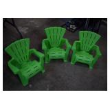 3 Kids Lawn Chairs