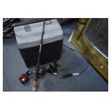Fishing Reels & 12v Cooler