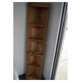 Wooden Corner Cabinet (smoke damage)