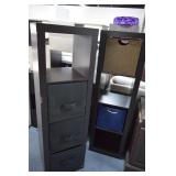 2 Cubed Organizers (smoke damage)