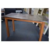 Stainless Top Table (smoke damage)