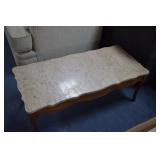 Slate Top Coffee Table (smoke damage)