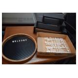 3 Tier Wall Shelf & Hanging Message Deco