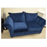 Blue Loveseat