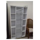 White Display Cabinet w/ Glass Door