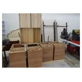 5 Cabinets (4 base & 1 Wall)