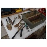 Garden Tools w/ Storage Box