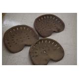 3 Vintage Tractor Seats