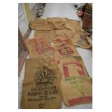 11 Burlap Bags